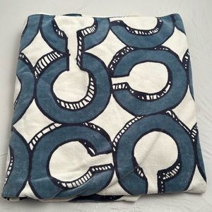 Coach blue and white signature C logo large beach towels